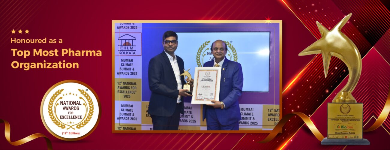 National Award for Top Pharma Organisation