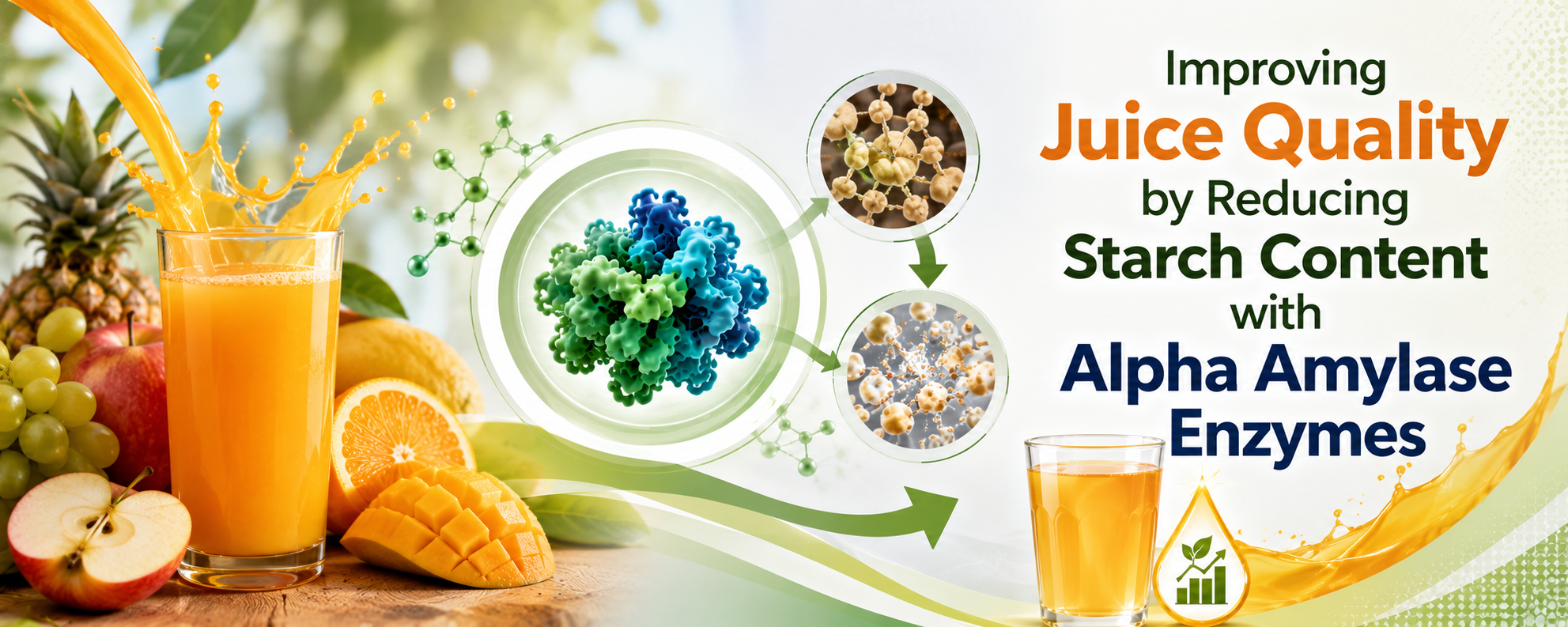 Read more about the article Improving Juice Quality by Reducing Starch Content with Alpha Amylase Enzymes