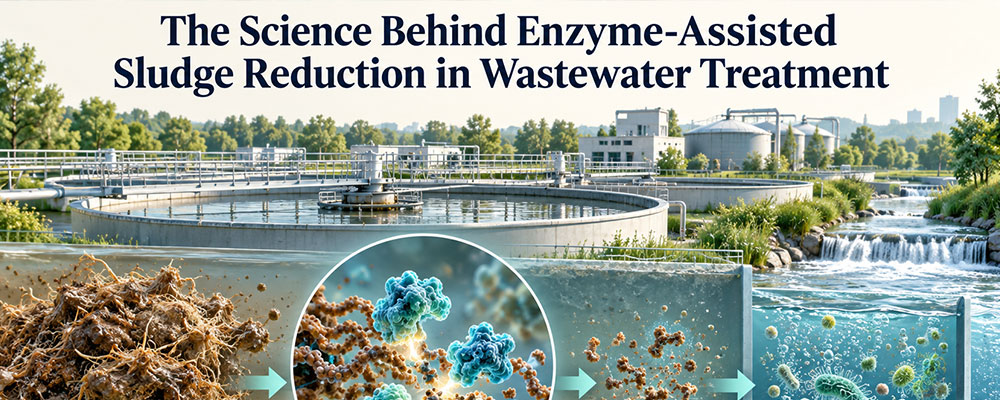 Read more about the article The Science Behind Enzyme-Assisted Sludge Reduction in Wastewater Treatment