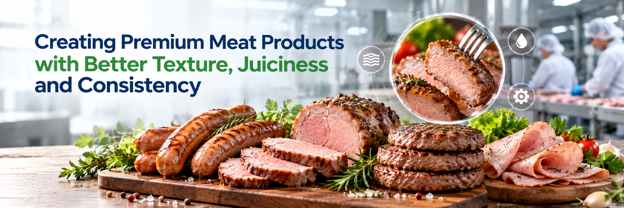 Read more about the article Creating Premium Meat Products with Better Texture, Juiciness and Consistency