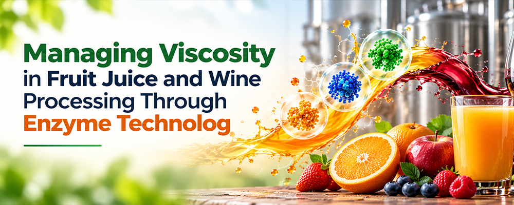 Read more about the article Managing Viscosity in Fruit Juice and Wine Processing Through Enzyme Technolog